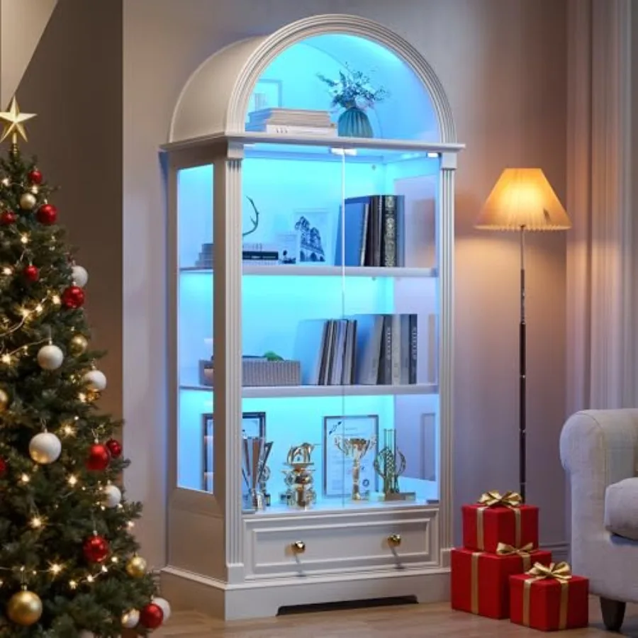 Glass Door Hinge - Lemari pajangan dengan pintu kaca dan