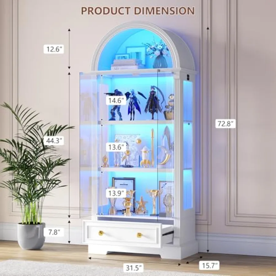 Lemari pajangan dengan pintu k - Glass Door Hinge ulasan dan harga