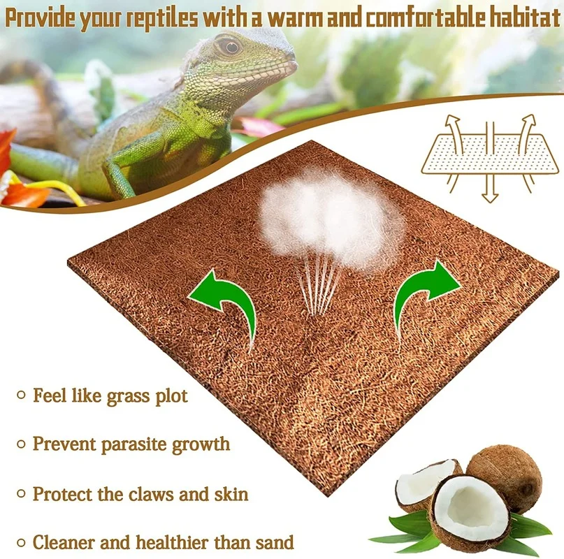 Karpet Reptil Serat Kelapa Ala - Substrate Coconut Fiber ulasan dan harga