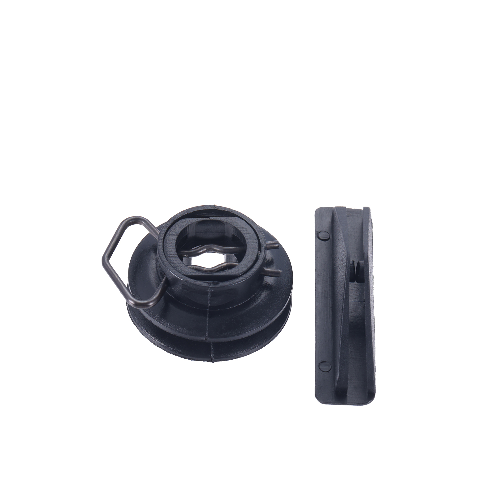 2 buah plastik + logam klip mo - Glass Door Hinge ulasan dan harga